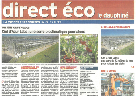 Le Dauphiné Libéré Eco - May 2021