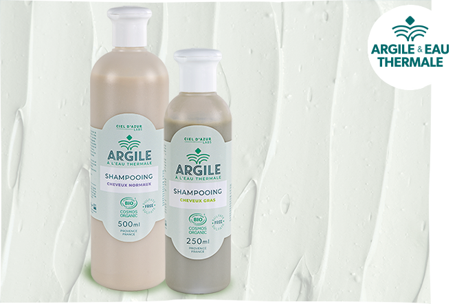 Shampooings - argile & eau thermale