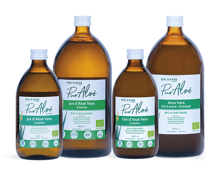 Pur'Aloé - Nos produits à usage interne